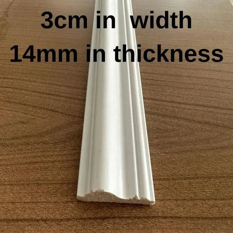 Wall Molding - Decorative Wall Trim - 3 cm Width, 14mm Thickness - Highest Quality Wall Moldings and Decor Products at Birdeco