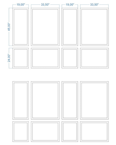 Custom-Made Wall Molding Design Service for Alison O. by Birdeco