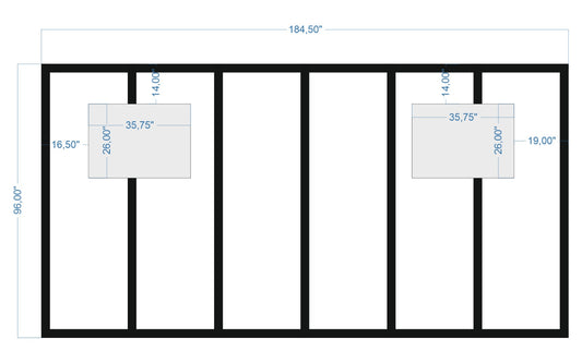 Custom-Made Wall Molding Design Service for Amber R. by Birdeco