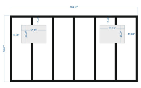 Custom-Made Wall Molding Design Service for Amber R. by Birdeco