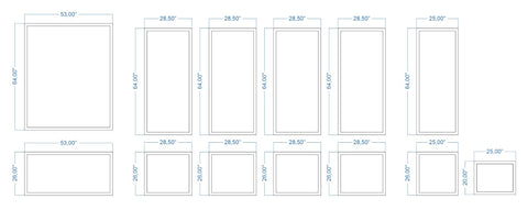 Custom-made Birdeco wall molding design peel and stick for Ashley A., featuring elegant decorative wall molding.