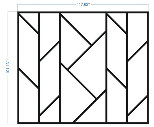 Custom-Made Wall Molding Design Service for Charles M. by Bideco