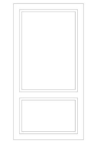 Custom-Made Wall Molding Design Service for Christine M. by Bideco Peel and Stick