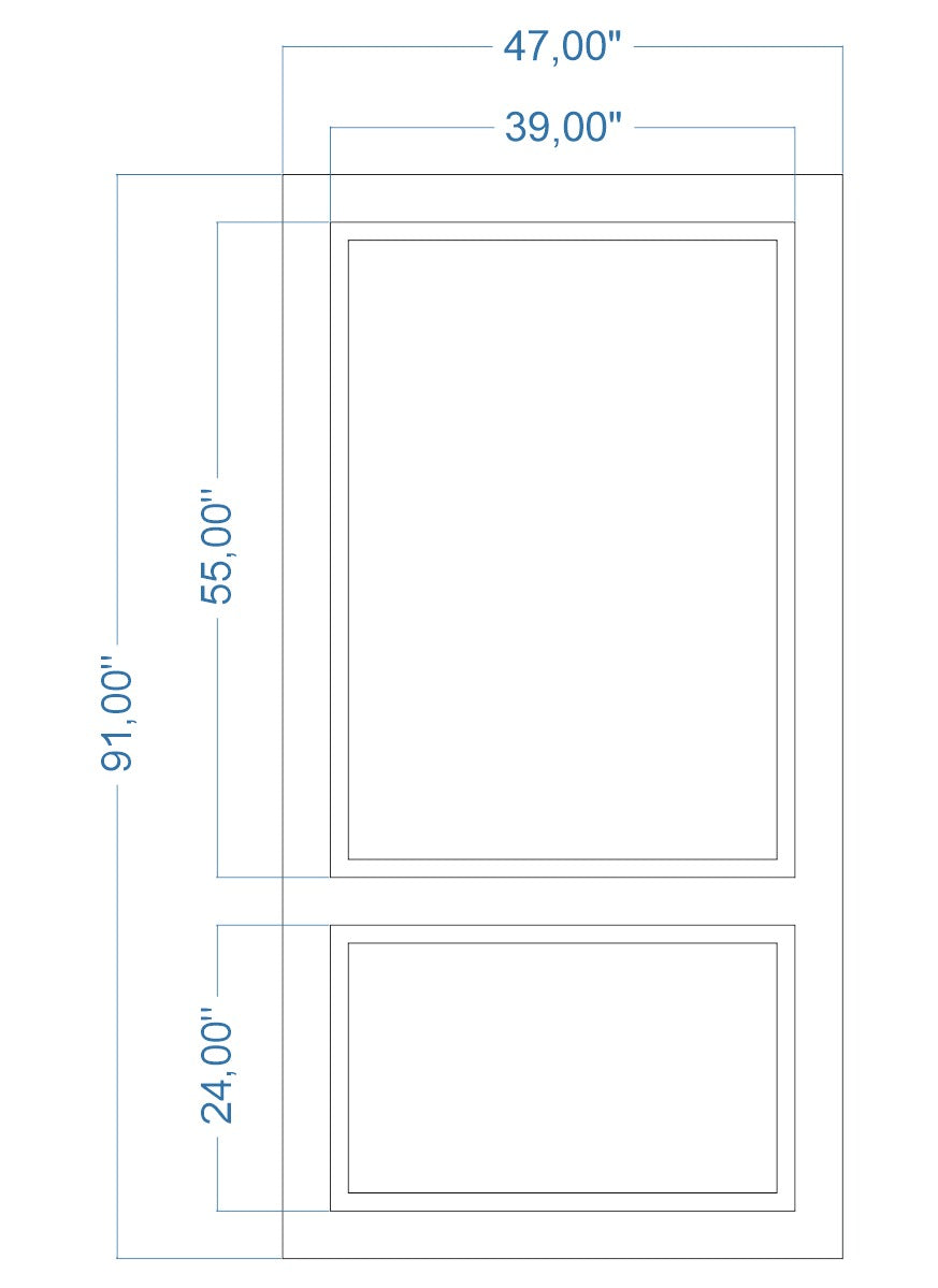 Custom-Made Wall Molding Design Service for Christine M. by Bideco Peel and Stick