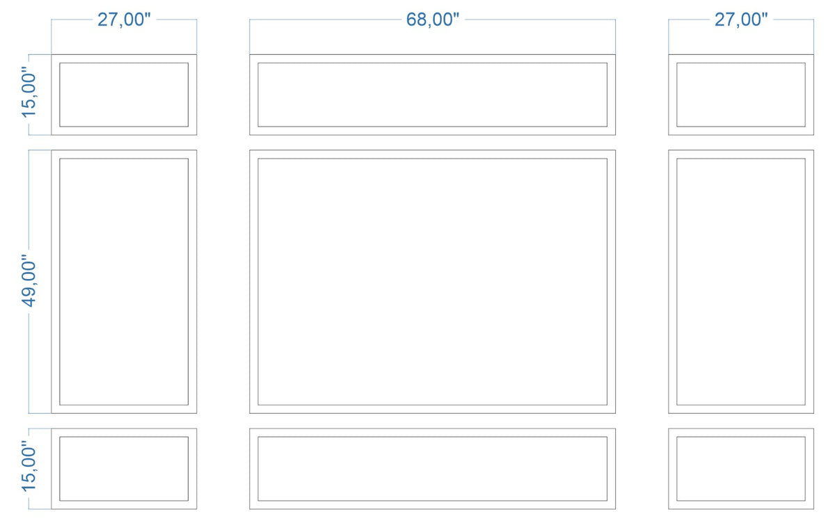 Custom-Made Wall Molding Design Service for Daniela W. by Birdeco - Wall Molding Products by Birdeco