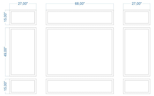 Custom-Made Wall Molding Design Service for Daniela W. by Birdeco - Wall Molding Products by Birdeco