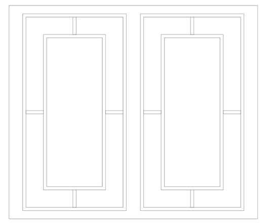 Custom-Made Wall Molding Design Service for Elizabeth A. by Birdeco
