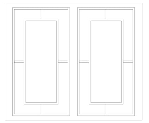 Custom-Made Wall Molding Design Service for Elizabeth A. by Birdeco