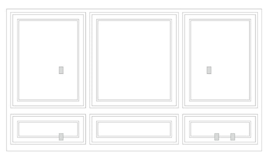 Custom-Made Wall Molding Design Service for Harmony D. by Bideco