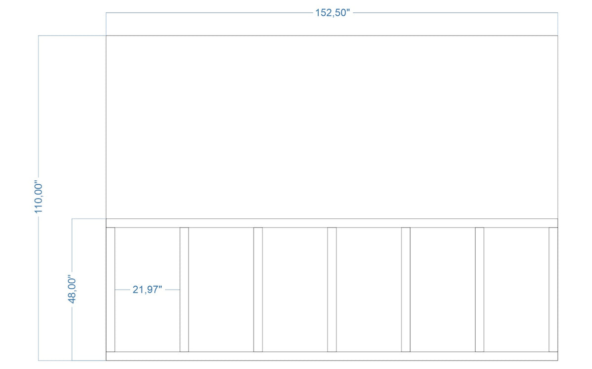 Custom-Made Wall Molding Design Service for Helen P. by Birdeco