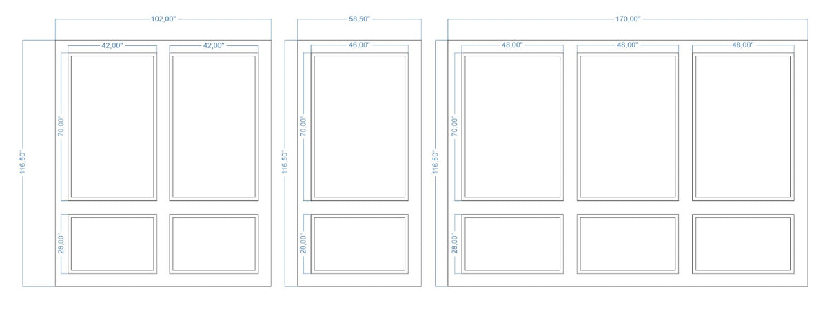 Custom-Made Wall Molding Design Service for Holly R. by Birdeco