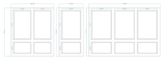 Custom-Made Wall Molding Design Service for Holly R. by Birdeco