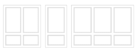 Custom-Made Wall Molding Design Service for Holly R. by Birdeco