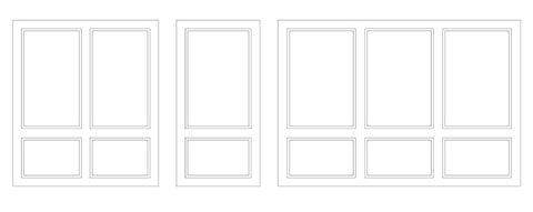 Custom-Made Wall Molding Design Service for Holly R. by Birdeco