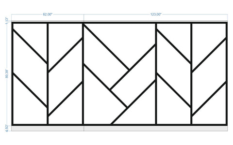 Custom-Made Wall Molding Design Service for Shanon J. by Birdeco
