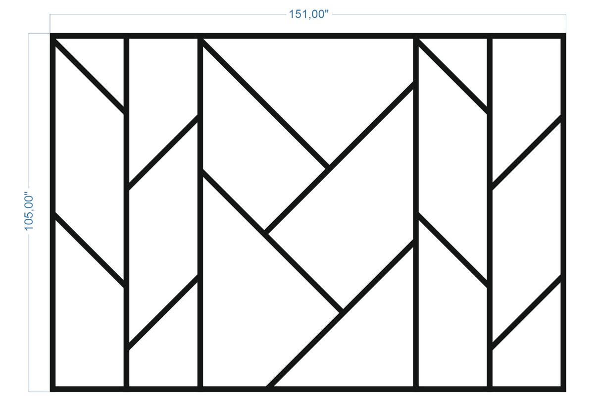 Custom-Made Wall Molding Design Service for Jennifer N. by Birdeco