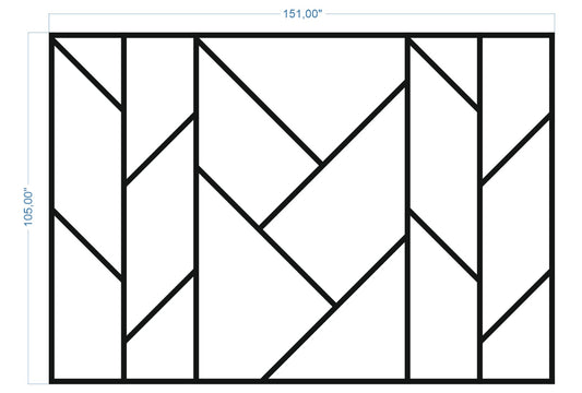 Custom-Made Wall Molding Design Service for Jennifer N. by Birdeco