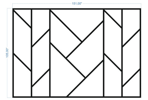 Custom-Made Wall Molding Design Service for Jennifer N. by Birdeco