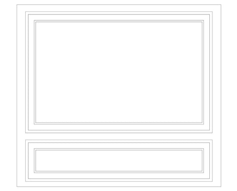 Custom-Made Wall Molding Design Service for Jeremy L. by Birdeco