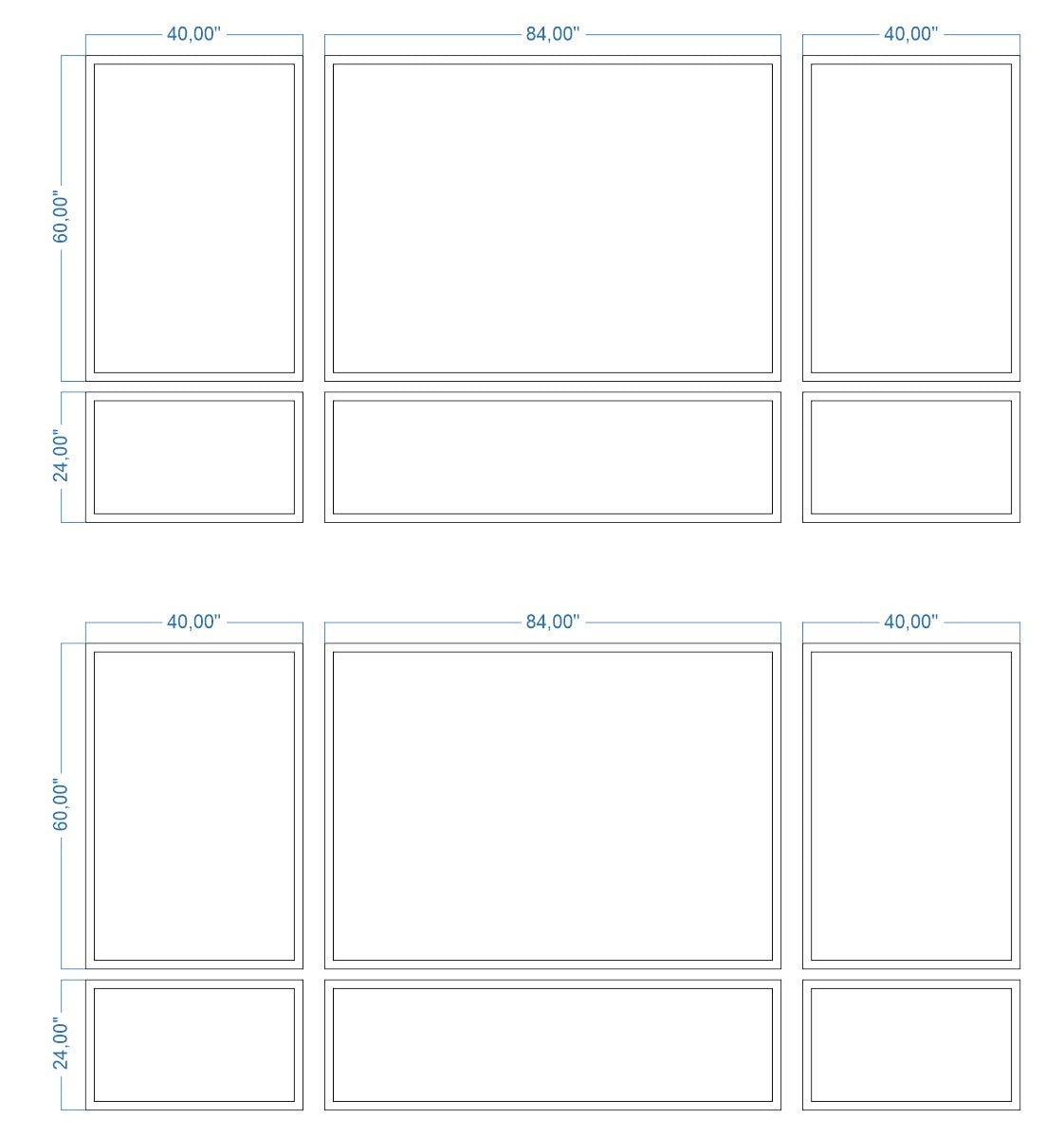 Peel and Stick Custom-Made Wall Molding Design Service for Jillian A. by Birdeco