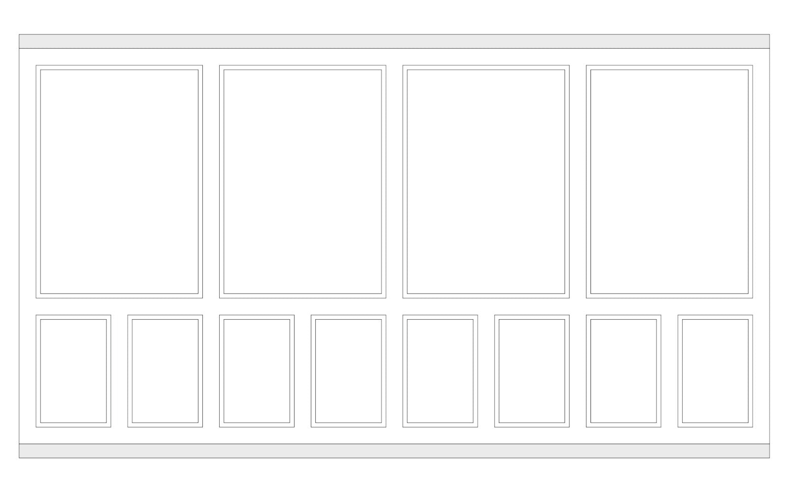 Custom-made wall molding design by Birdeco for Joe T., featuring intricate wall molding patterns in a stylish interior setting.