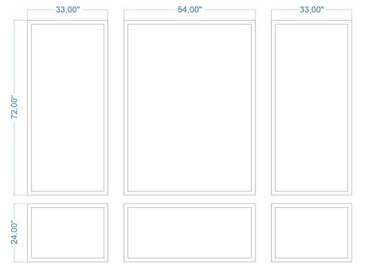 Custom-Made Wall Molding Design Service for Kacie G. by Birdeco