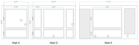 Custom-Made Wall Molding Design Service for Korene D. by Birdeco