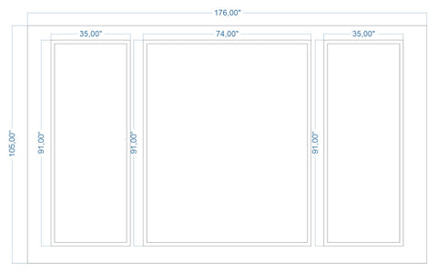 Custom-Made Wall Molding Design Service for Larissa M. by Birdeco