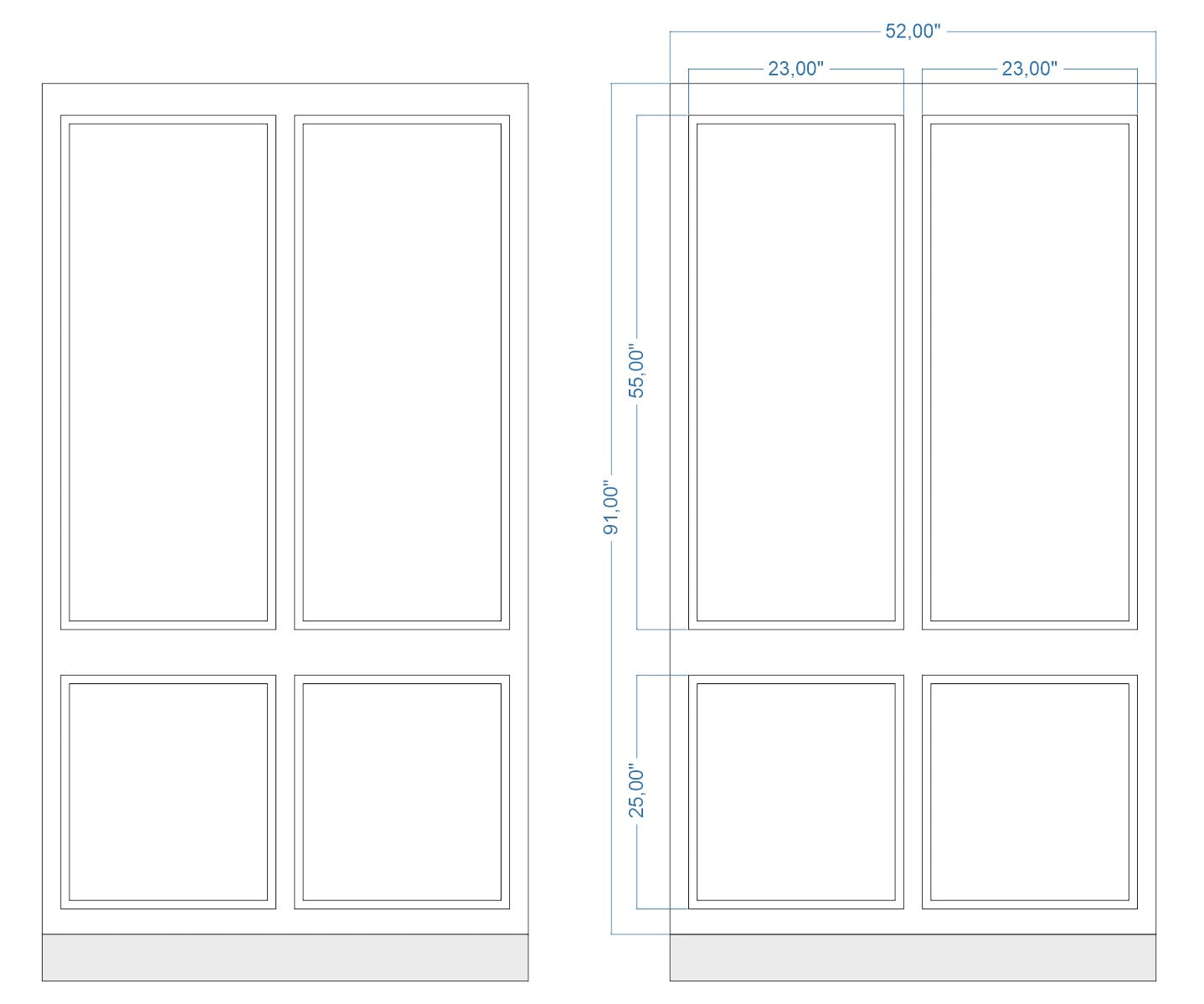 Custom-Made Peel and Stick Wall Molding Design Service for MaElainne R. by Birdeco - Wall Molding Products by Birdeco
