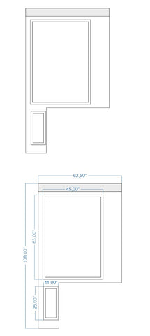 Custom-Made Wall Molding Design Service for Marc W. by Birdeco