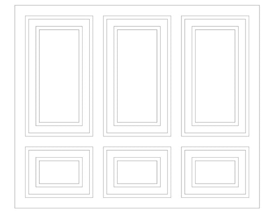 Custom-Made Wall Molding Design Service for Matt J. by Birdeco