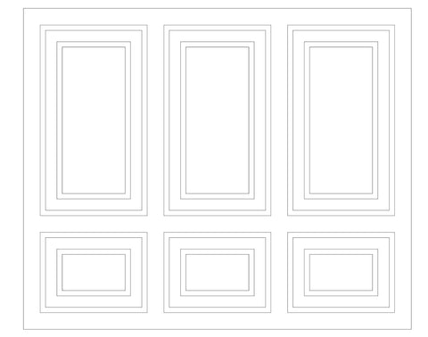 Custom-Made Wall Molding Design Service for Matt J. by Birdeco