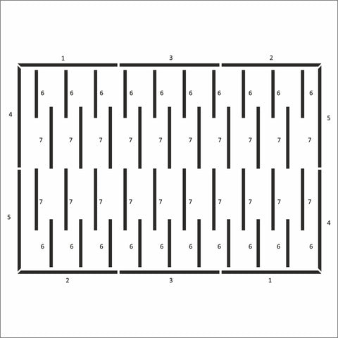 Minimalist wall molding kit with flat panel design 