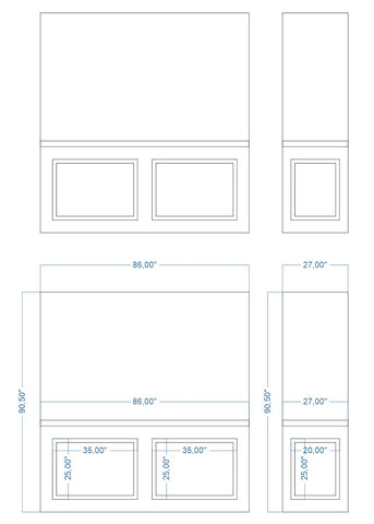 Custom-Made Wall Molding Design Service for Neamhain B. by Birdeco