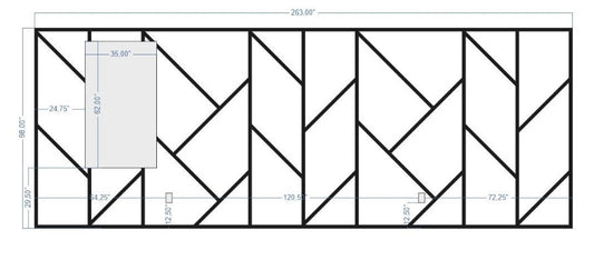 Peel and Stick Custom-Made Wall Molding Design Service for P. Hill by Birdeco