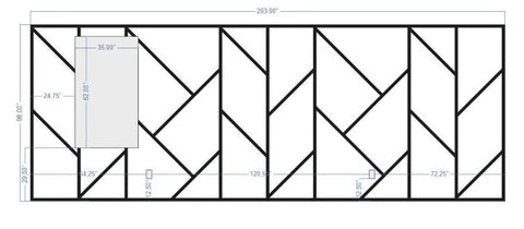 Peel and Stick Custom-Made Wall Molding Design Service for P. Hill by Birdeco - Highest Quality Wall Moldings and Decor Products at Birdeco