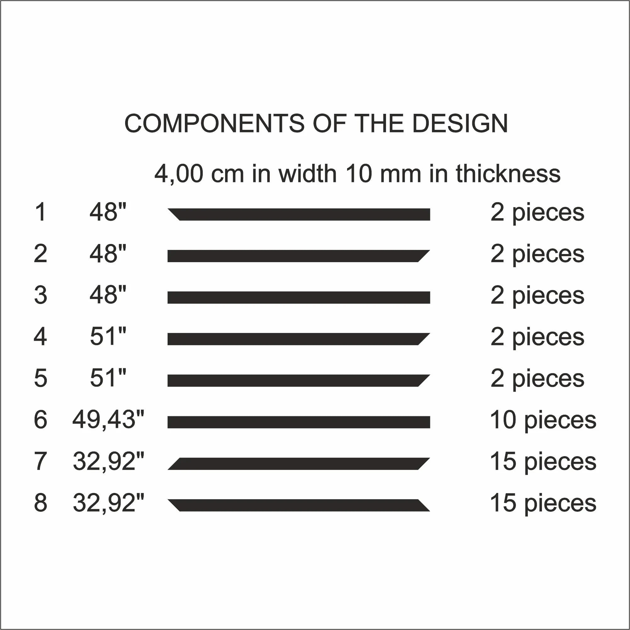 Herringbone Pattern Wall Molding Kit - Ready to Assemble for Living Areas | Pre-Cut & Primed - Highest Quality Wall Moldings and Decor Products at Birdeco