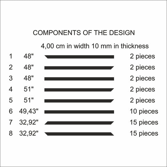 Herringbone Pattern Wall Molding Kit - Ready to Assemble for Living Areas (P12)