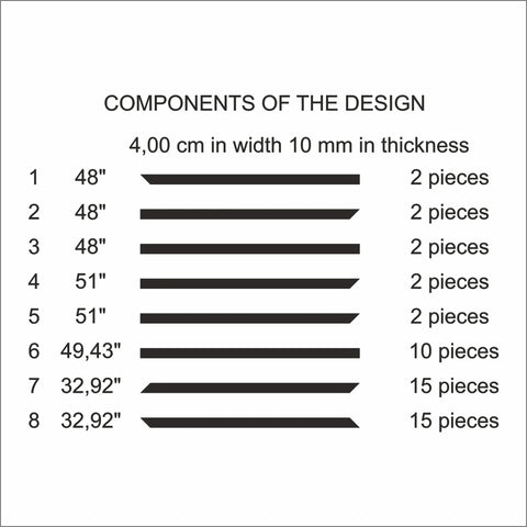 Herringbone Pattern Wall Molding Kit - Ready to Assemble for Living Areas | Pre-Cut & Primed - Highest Quality Wall Moldings and Decor Products at Birdeco