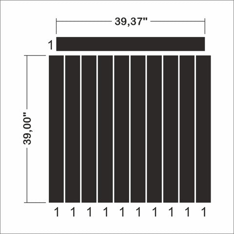 Ready to Assemble Wall Paneling Package - Factory Primed Half of Wall | Easy Installation