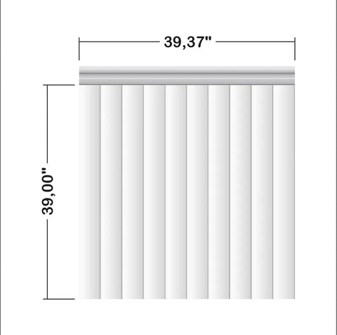 Ready to Assemble Wall Paneling Package - Factory Primed Half of Wall | Easy Installation