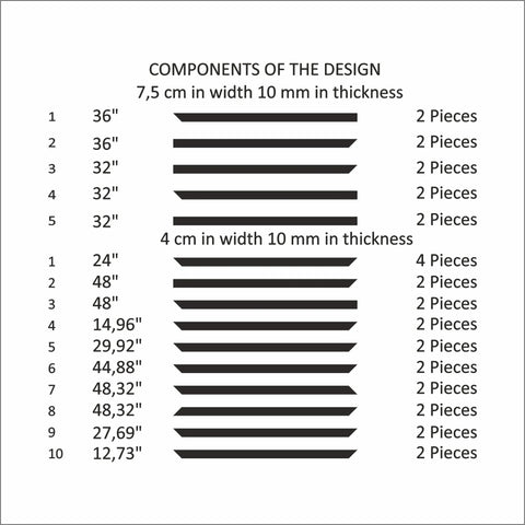 Bedroom Wall Trim Molding Kit - Ready to Assemble Wall Paneling | 2 Side Frames & 1 Middle Frame - Highest Quality Wall Moldings and Decor Products at Birdeco