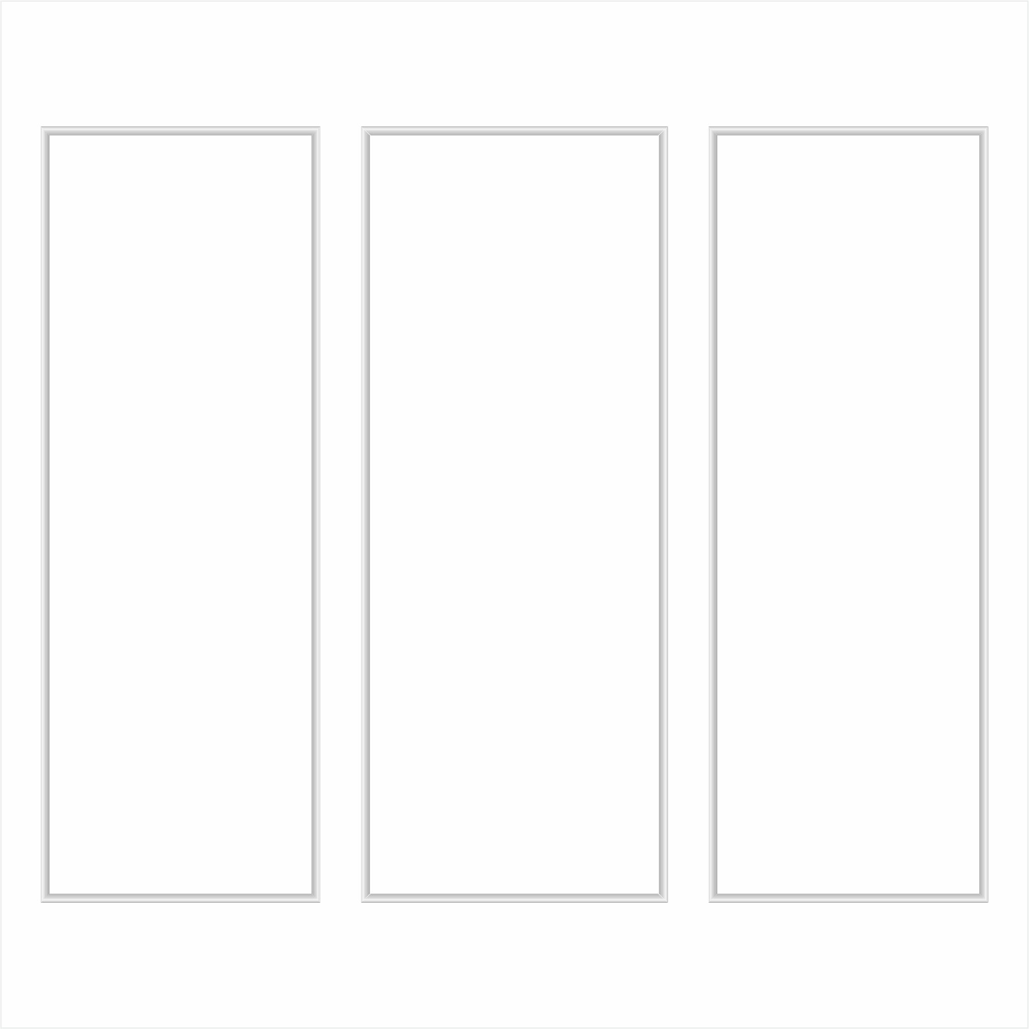 Ready to Assemble Wall Molding Package - 3 Big Frames (P49)