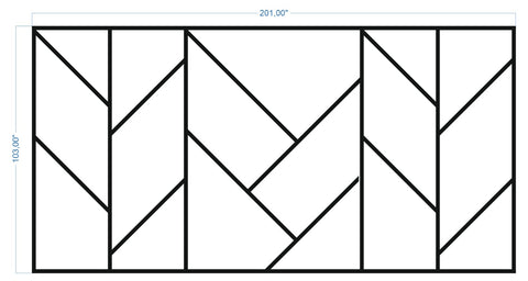 Custom-Made Wall Molding Design Service for Pat B. by Birdeco