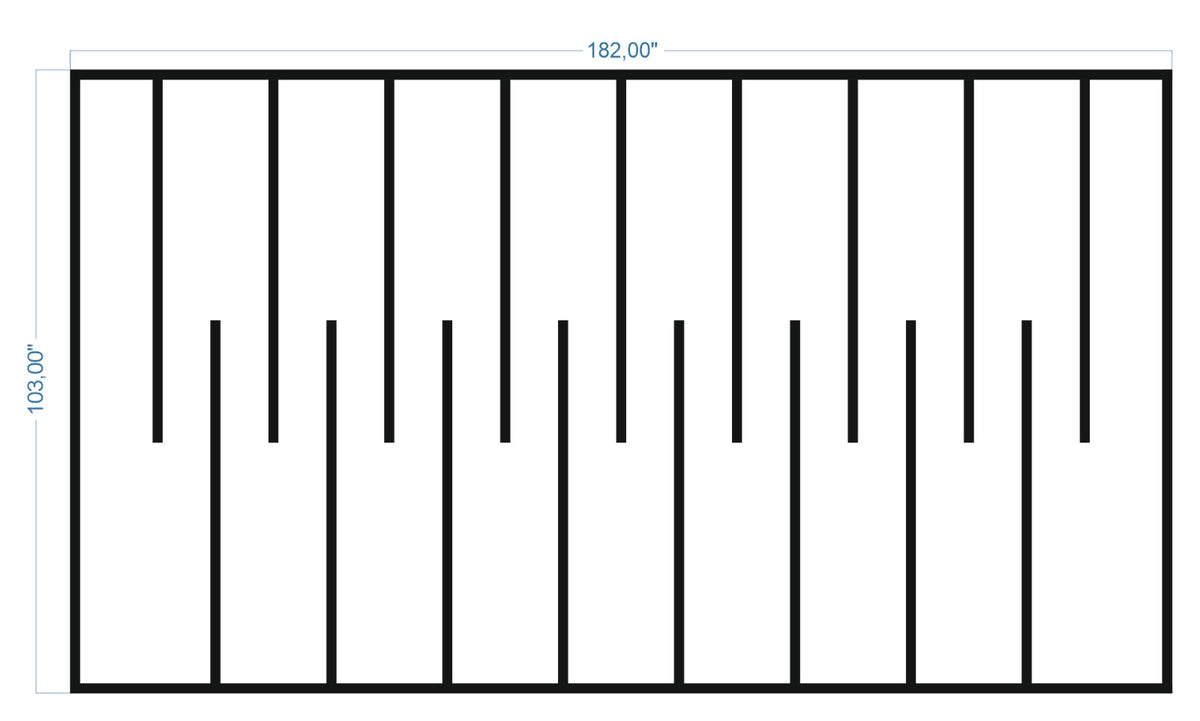 Custom-Made Wall Molding Design Service for Pat B. by Birdeco