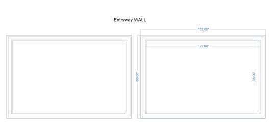 Custom-made wall molding design by Birdeco for Prane K., featuring elegant wall decor and intricate molding details.