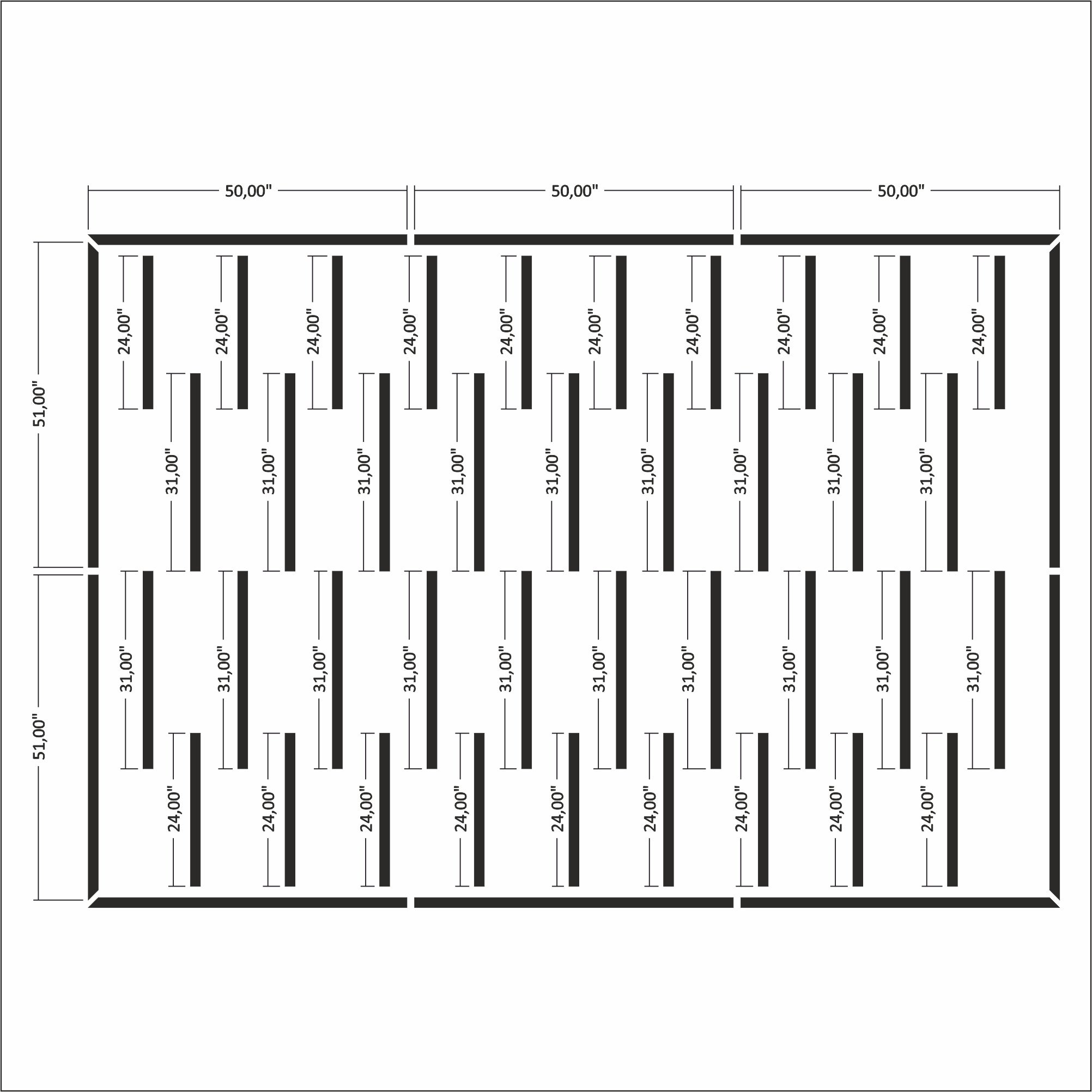 Pre-cut wall trim kit aligned for installation on smooth wall surface