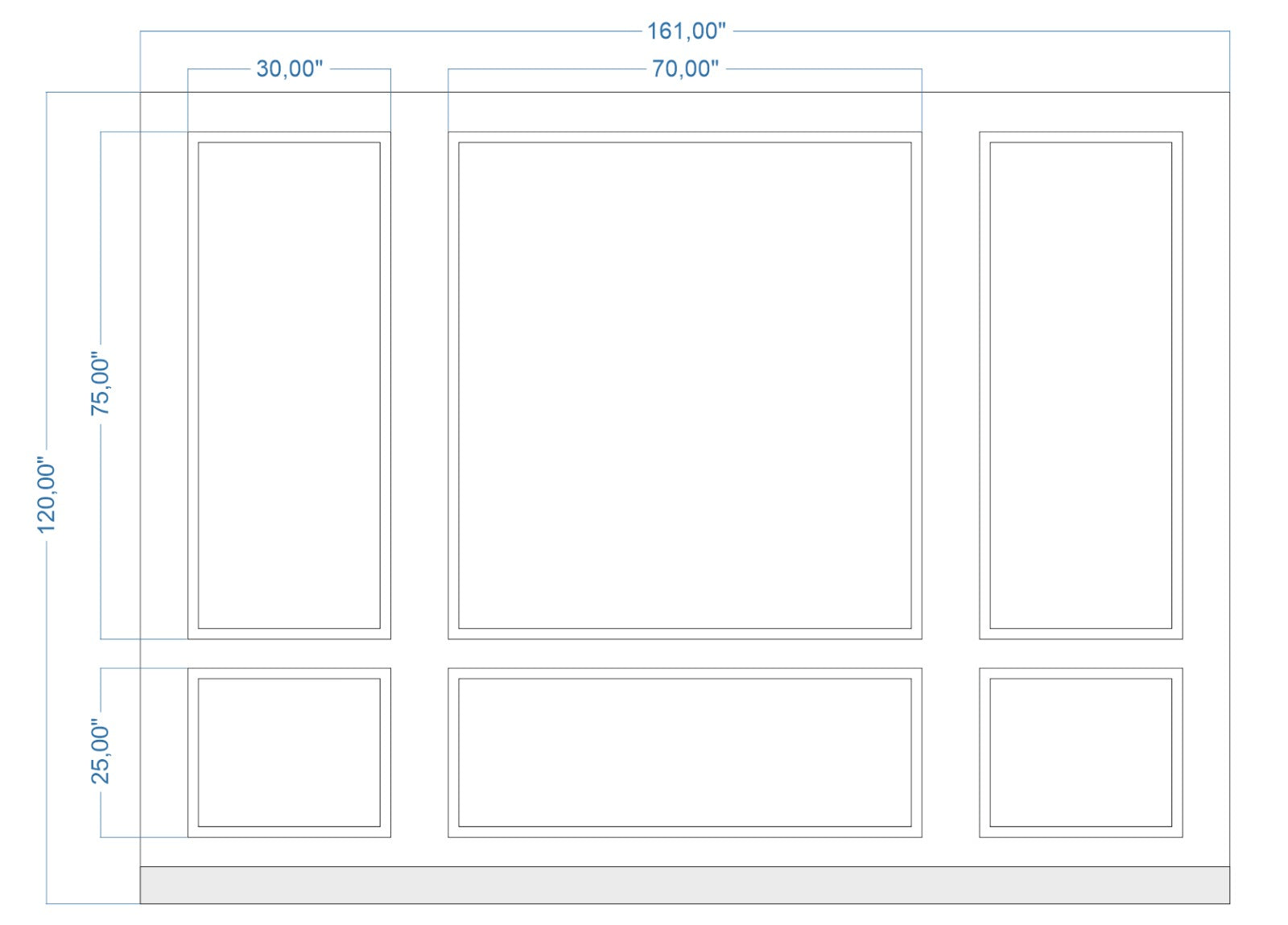 Custom-Made Wall Molding Design Service for Robert B. by Birdeco - Wall Molding Products by Birdeco