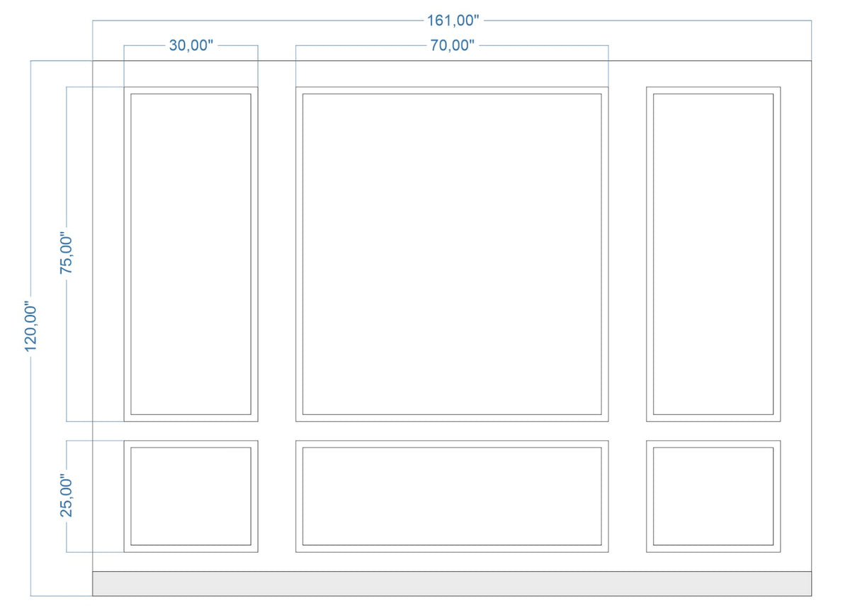 Custom-Made Wall Molding Design Service for Robert B. by Birdeco - Wall Molding Products by Birdeco