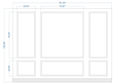 Custom-Made Wall Molding Design Service for Robert B. by Birdeco - Wall Molding Products by Birdeco